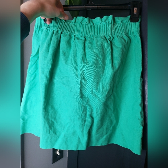J crew bright green linen skirt size 6 - Picture 6 of 6
